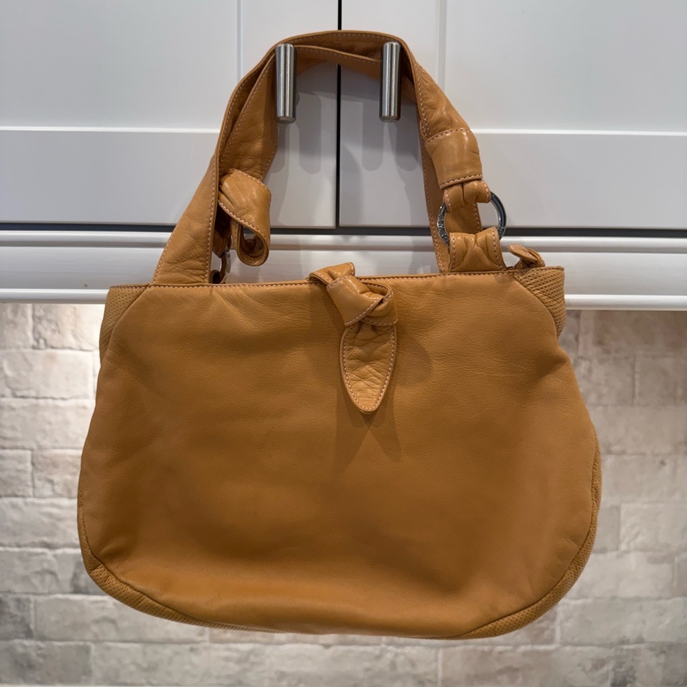 Loewe EUC Tan Lambskin Leather Handbag